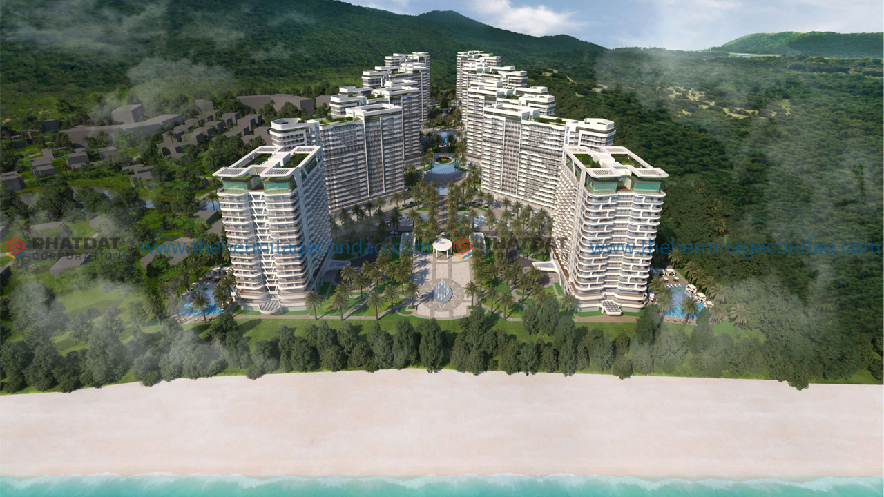 Tổng thể khu nghỉ dưỡng The Hermitage Côn Đảo